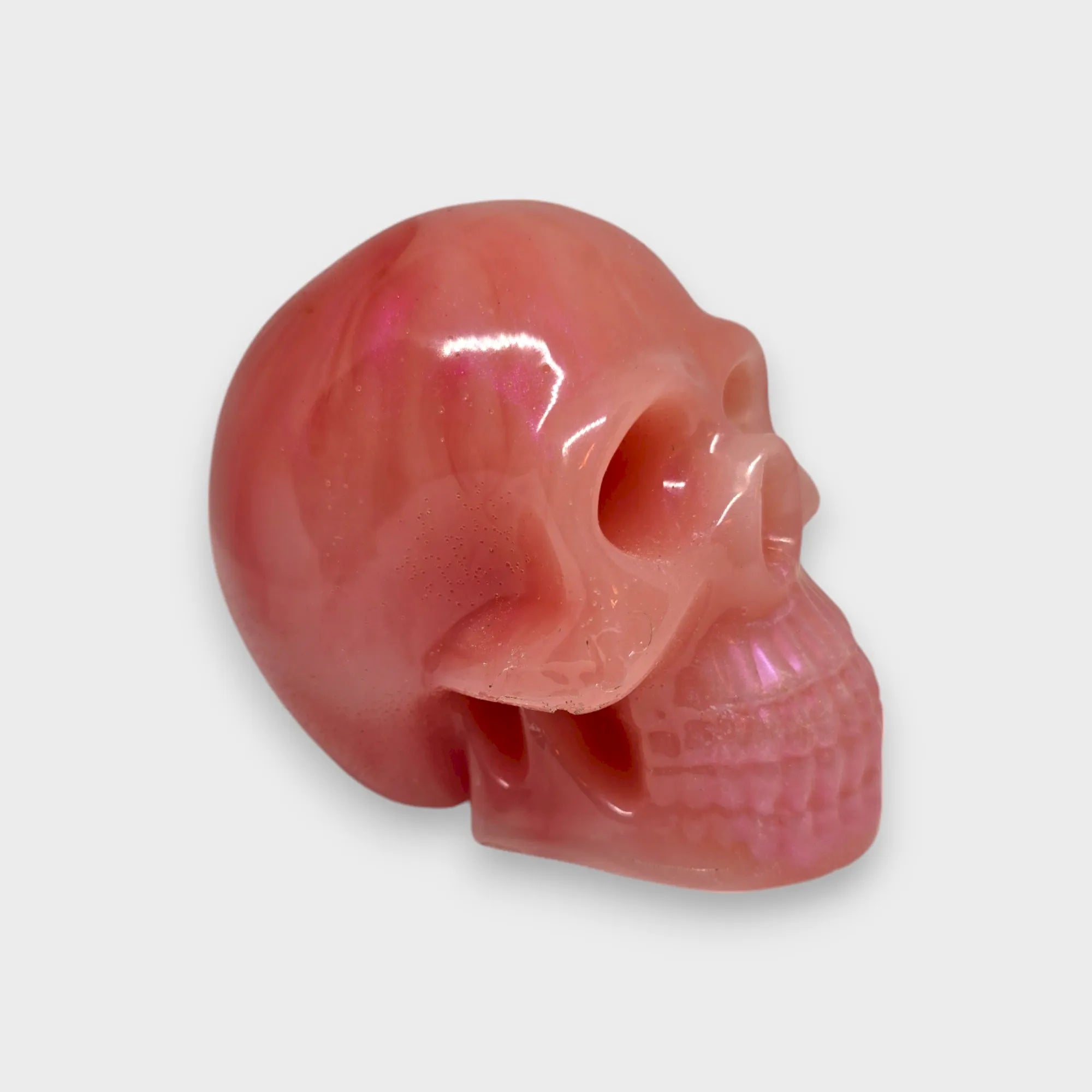 Tête de Mort Crâne Skull Rose Résine Epoxy